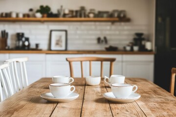 Obraz premium Rustic kitchen dining scene