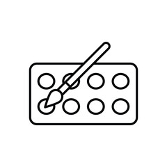 Watercolor  Vector icon