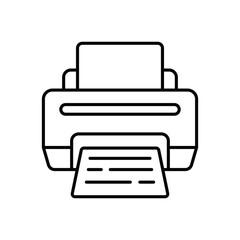 Printer  Vector icon