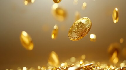 Gold Bitcoin Cryptocurrency