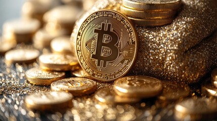 Gold Bitcoin Cryptocurrency
