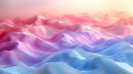 Obraz premium Enchanted pastel valley with vibrant colors high resolution wallpaper