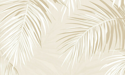 Obraz premium New seamless pattern with bamboo leaves