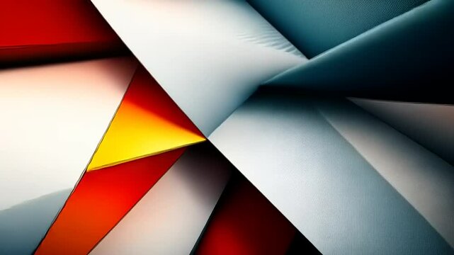 Abstract geometric shapes in vibrant colors (5)