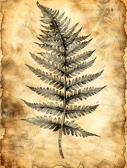 frond Boston fern Single