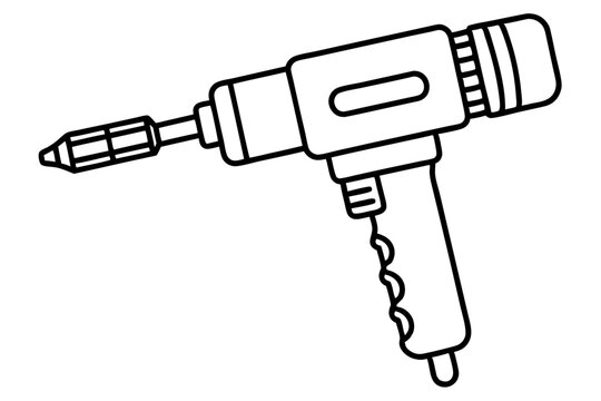 black and white soldering iron tool clip art preview