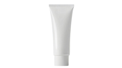 Professional Shaving Cream Tube on White Background for Men's Grooming