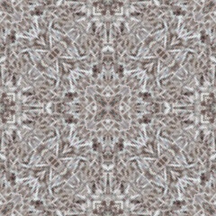 Intricate Geometric Kaleidoscope Pattern in Earth Tones