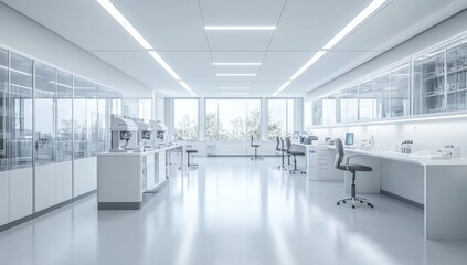 Modern Sterile Laboratory: Cleanroom Research Facility