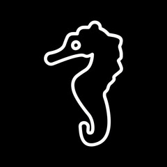Seahorse Vector Icon