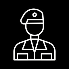Soldier Vector Icon