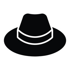 black hat vector illustration