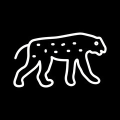 vector illustration of a silhouette of a horse