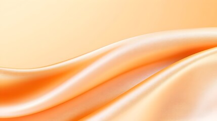 Soft, flowing peach-toned fabric with gentle curves and subtle highlights against a lighter background