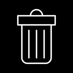 Trash Can Vector Icon
