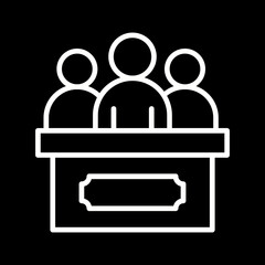 Jury Vector Icon