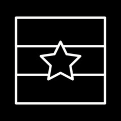 Red White and Blue Vector Icon