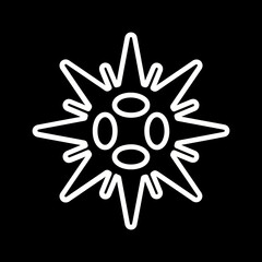 Sea Urchin Vector Icon
