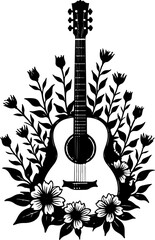 Rock and Roll Guitars vector design