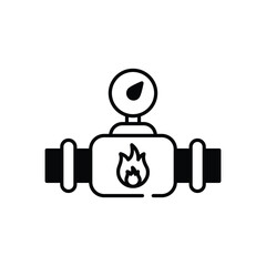 Gas Source Vector icon