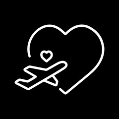 Romantic Getaway Vector Icon