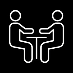 Fototapeta premium Negotiation Vector Icon