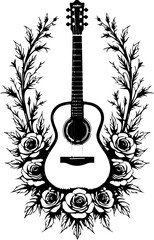 Rock and Roll Guitars vector design