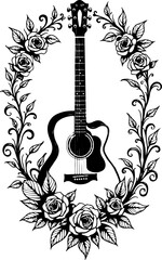 Rock and Roll Guitars vector design