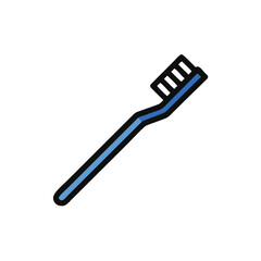 toothbrush on white background for web and graphic design
