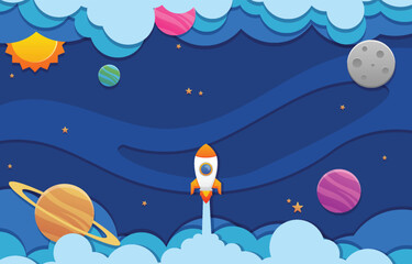 seamless background with stars