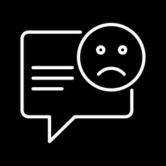 Negative Comments Vector Icon