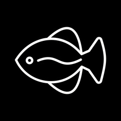 Flounder Vector Icon
