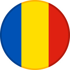 Romania Flag Badge Icon