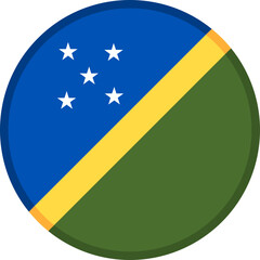 Solomon Islands Flag Badge Icon