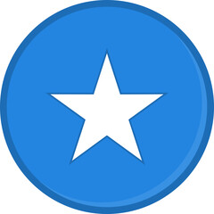 Somalia Flag Badge Icon