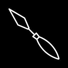 Palette Knife Vector Icon