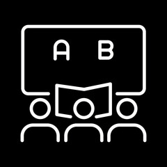 Teacher Classroom Vector Icon