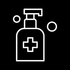 Obraz premium Sanitization Vector Icon