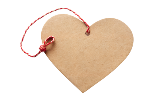 Heart Shaped Paper Tag