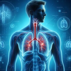 3d rendered illustration of a human body