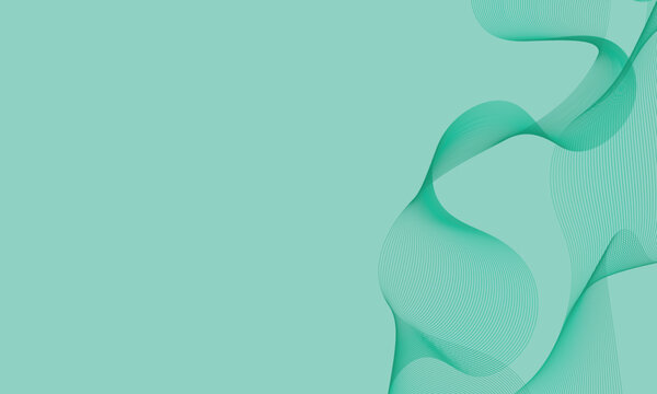 Abstract Vector Background Olo Color with Waves. Hand Drawn Vector Art.