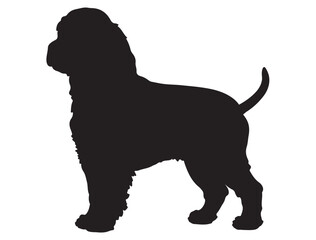 COCKER SPANIEL DOG SILHOUETTE