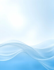 Naklejka premium Soft Blue Wave Abstract Background