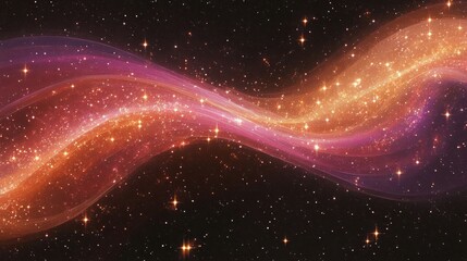 Obraz premium A vibrant cosmic swirl of colors and stars, evoking a sense of wonder and exploration.