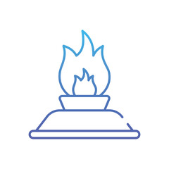 Gas Stove Vector icon