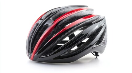 Bike helmet for safety isolated on white background