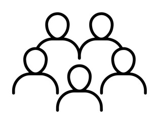 Group of People Standing Together, Teamwork, Community, Human Connection and Social Interaction, Unity and Collaboration, Organizations and Communication Themes