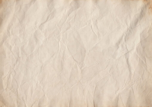 Vintage coffee-stained paper texture with soft wrinkles and aged edges. Perfect for scrapbooking, journaling, invitations, calligraphy, antique projects