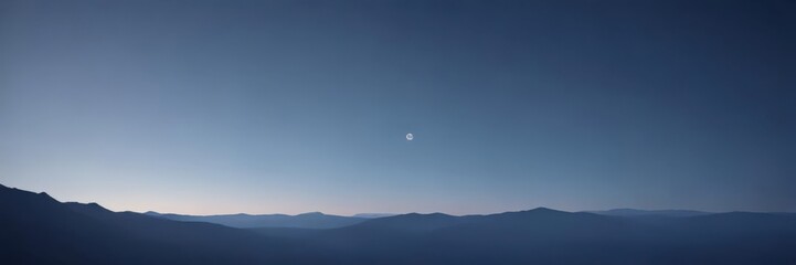 Serene navy to sky blue gradient, smooth texture,  calming,  baby blue,  dreamy