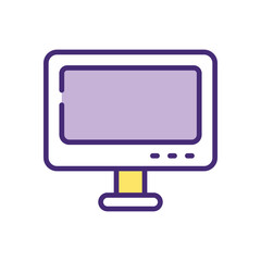 Computer Icon vector stock illustration
